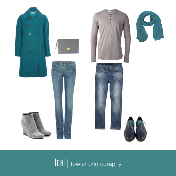 Teal What to Wear Towler Photography
